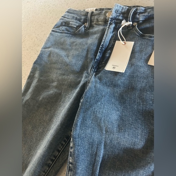 Good American Women's Blue Distressed high waisted skinny Jean size 2/26 NWT - Picture 3 of 6